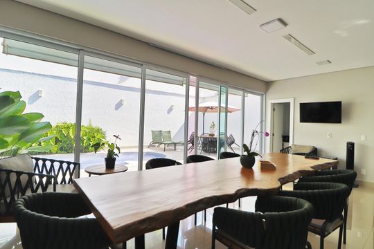 Varanda gourmet de casa de condomínio para alugar com 3 quartos, 350m² em Nova Uberlândia, Uberlândia