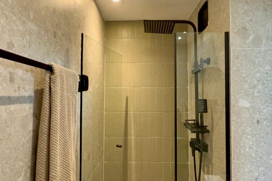 Banheiro da Suíte de kitnet/studio para alugar com 1 quarto, 34m² em Pinheiros, São Paulo