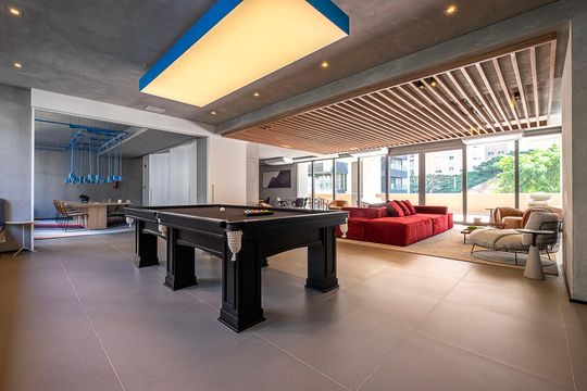Lounge de kitnet/studio à venda com 1 quarto, 39m² em Pinheiros, São Paulo
