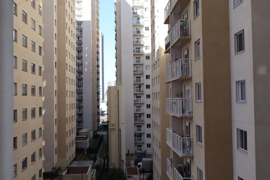 Vista do Quarto de apartamento para alugar com 1 quarto, 32m² em Vila Ivone, São Paulo
