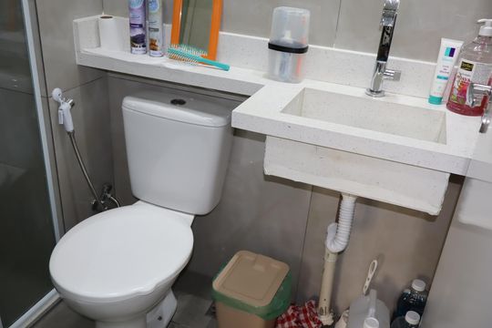 Banheiro de apartamento para alugar com 1 quarto, 32m² em Vila Ivone, São Paulo