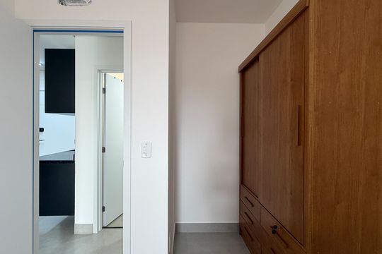 Quarto de apartamento para alugar com 1 quarto, 38m² em Macuco, Santos