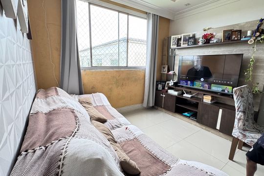 Sala  de apartamento para alugar com 2 quartos, 49m² em Mussurunga, Salvador