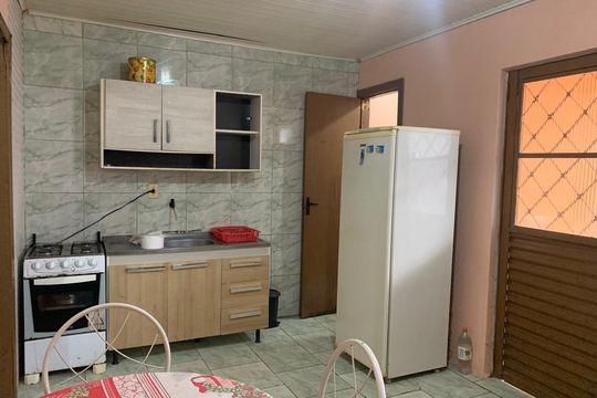 Sala/Cozinha de apartamento para alugar com 1 quarto, 40m² em Santos Dumont, São Leopoldo