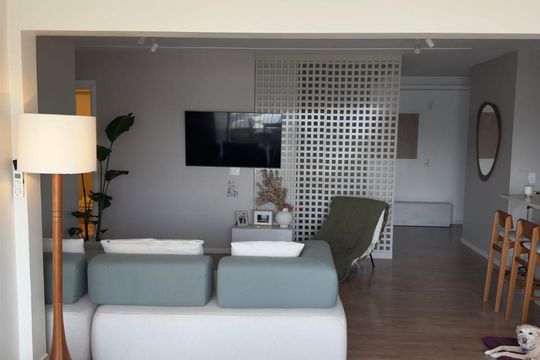 Sala de apartamento à venda com 3 quartos, 108m² em Jardim Caravelas, São Paulo