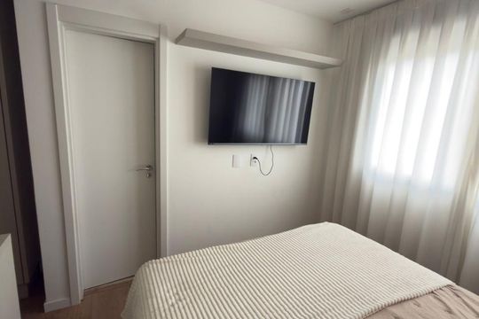 Quarto de apartamento à venda com 3 quartos, 108m² em Jardim Caravelas, São Paulo