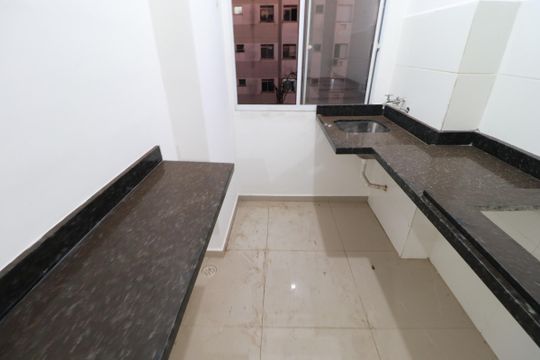 Cozinha  de apartamento para alugar com 2 quartos, 42m² em Ribeirão Verde, Ribeirão Preto