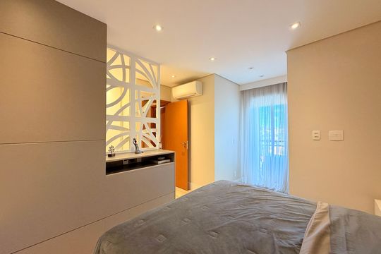 Suíte 1  de apartamento à venda com 2 quartos, 83m² em Gramadão , Jundiaí