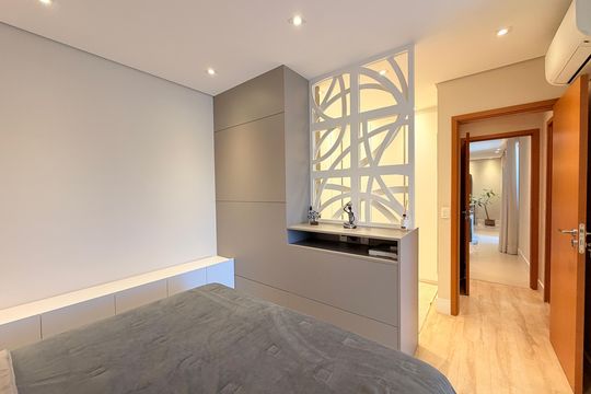Suíte 1  de apartamento à venda com 2 quartos, 83m² em Gramadão , Jundiaí
