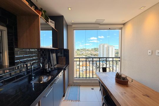Sacada de apartamento à venda com 2 quartos, 83m² em Gramadão , Jundiaí