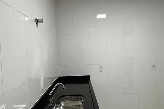 Cozinha de apartamento à venda com 2 quartos, 69m² em Vila Metalúrgica, Santo André