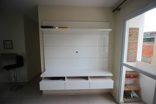 Sala de apartamento para alugar com 2 quartos, 51m² em Jardim Sao Carlos, Sorocaba