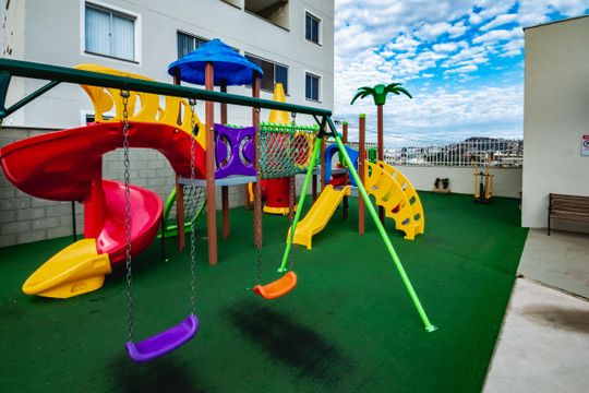 Área comum de apartamento à venda com 2 quartos, 55m² em São Damião, Belo Horizonte