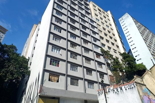 Fachada de apartamento à venda com 1 quarto, 50m² em Bela Vista, São Paulo