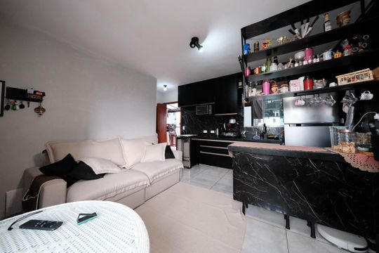 Sala/Cozinha de apartamento à venda com 1 quarto, 45m² em Jardim Matarazzo, São Paulo