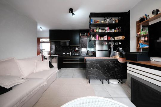Sala/Cozinha de apartamento à venda com 1 quarto, 45m² em Jardim Matarazzo, São Paulo