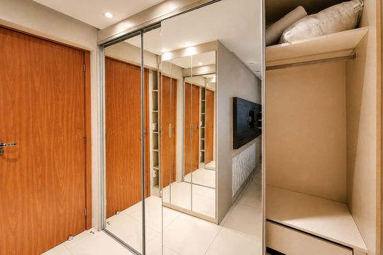 Suíte de apartamento para alugar com 3 quartos, 96m² em Setor Coimbra, Goiânia