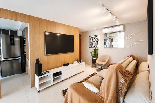 Sala de apartamento para alugar com 3 quartos, 96m² em Setor Coimbra, Goiânia
