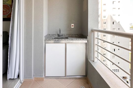 Sacada de apartamento para alugar com 1 quarto, 42m² em Centro, São Bernardo do Campo