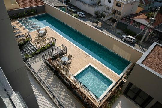 Piscina de apartamento à venda com 2 quartos, 72m² em Vila Caminho do Mar, São Bernardo do Campo