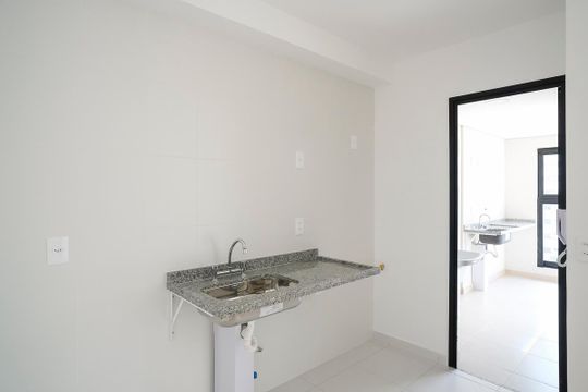 Cozinha de apartamento à venda com 2 quartos, 72m² em Vila Caminho do Mar, São Bernardo do Campo