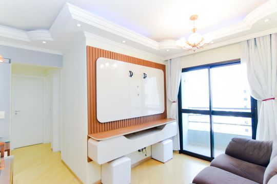 Sala de apartamento para alugar com 3 quartos, 66m² em Gopouva, Guarulhos
