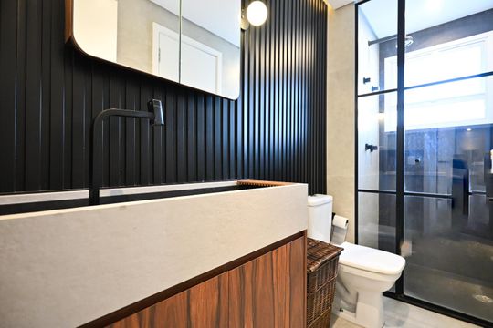 Banheiro de apartamento à venda com 2 quartos, 58m² em Morumbi, São Paulo