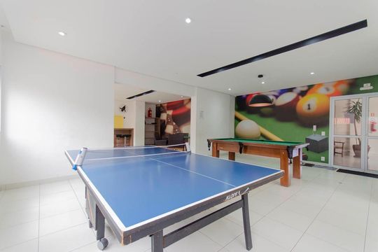 Área Comum - Sala de Jogos de apartamento à venda com 2 quartos, 52m² em Chácara Cruzeiro do Sul, São Paulo