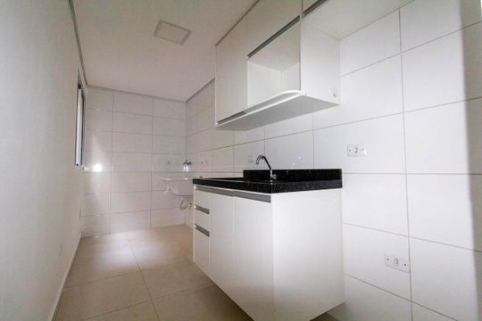 Cozinha e Área de Serviço de apartamento à venda com 2 quartos, 40m² em Vila Euthalia, São Paulo