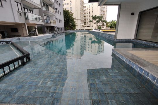 Área comum - Piscina de apartamento para alugar com 1 quarto, 49m² em Taquara, Rio de Janeiro