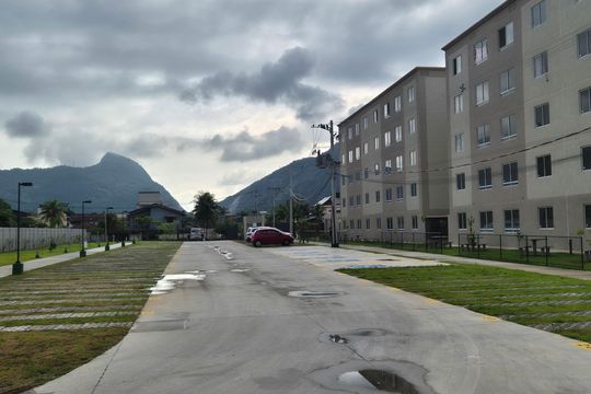 Área comum de apartamento à venda com 2 quartos, 45m² em Vargem Pequena, Rio de Janeiro