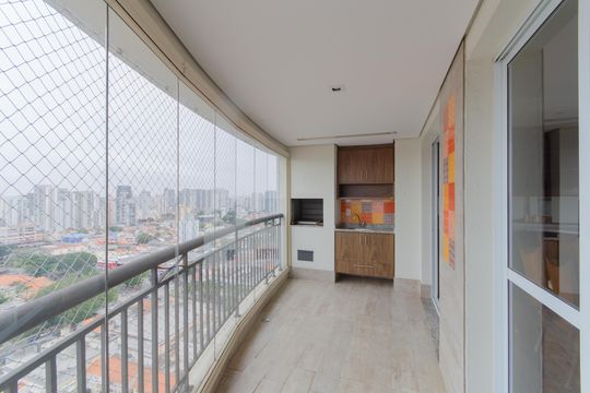 Varanda da Sala de apartamento à venda com 3 quartos, 133m² em Ipiranga, São Paulo