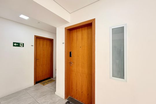 Hall Apartamento  de apartamento à venda com 1 quarto, 47m² em Santo Amaro, São Paulo