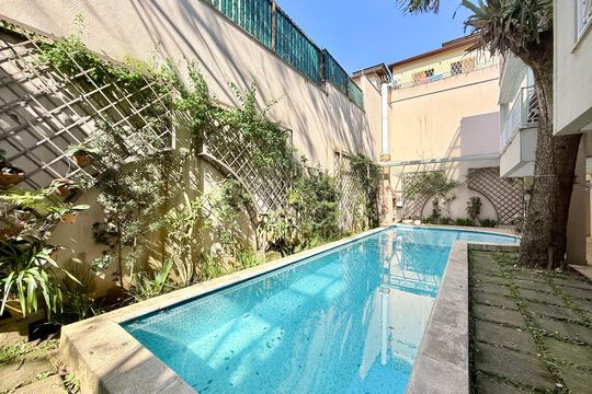 Piscina  de apartamento à venda com 1 quarto, 47m² em Santo Amaro, São Paulo