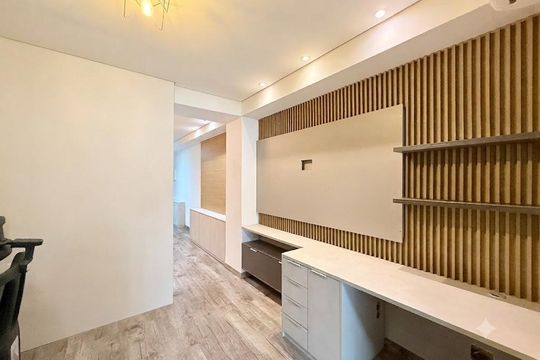 Sala de apartamento à venda com 1 quarto, 47m² em Santo Amaro, São Paulo