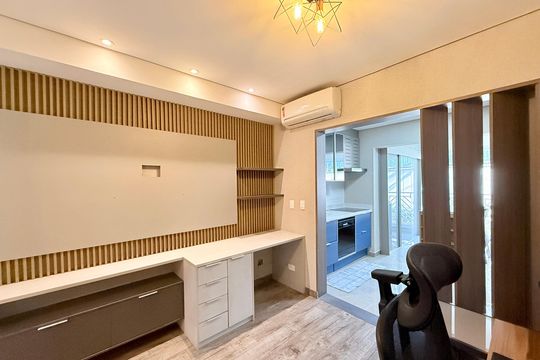 Sala de apartamento à venda com 1 quarto, 47m² em Santo Amaro, São Paulo