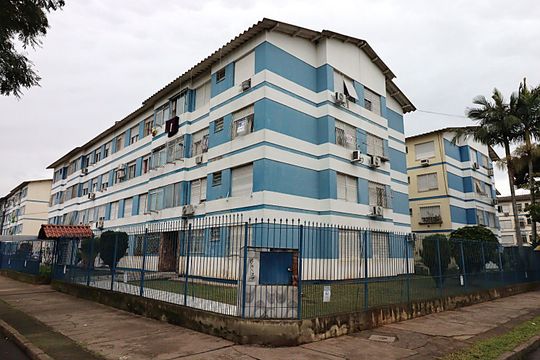 Fachada de apartamento à venda com 2 quartos, 58m² em Jardim Dona Leopoldina, Porto Alegre