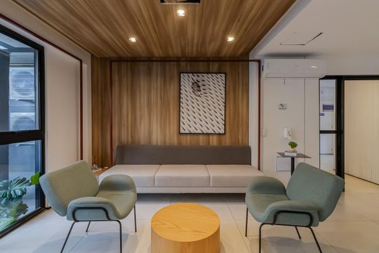 Área comum de kitnet/studio à venda com 2 quartos, 39m² em Vila Olímpia, São Paulo