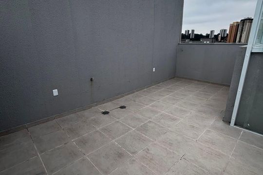 Área externa de apartamento à venda com 1 quarto, 77m² em Santo Amaro, São Paulo