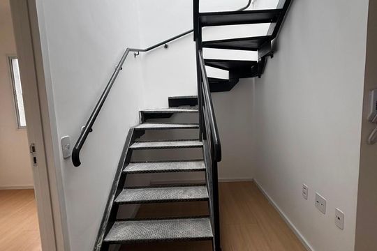 Sala de apartamento à venda com 1 quarto, 77m² em Santo Amaro, São Paulo