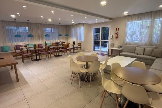 Salão de Festas de apartamento à venda com 2 quartos, 42m² em Parque Pan Americano, São Paulo