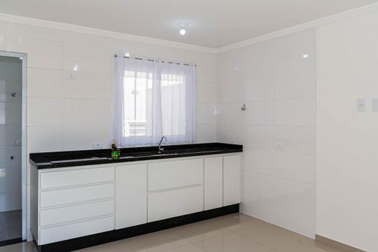 Sala/Cozinha de casa de condomínio para alugar com 2 quartos, 43m² em Chácara Mafalda, São Paulo