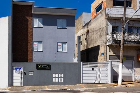 Fachada do Prédio de casa de condomínio para alugar com 2 quartos, 43m² em Chácara Mafalda, São Paulo