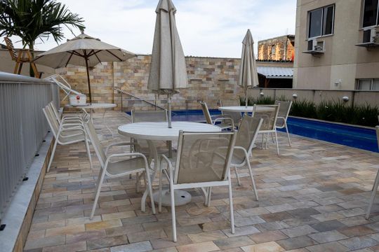 Área comum - Piscina de apartamento à venda com 2 quartos, 75m² em Campo Grande, Rio de Janeiro