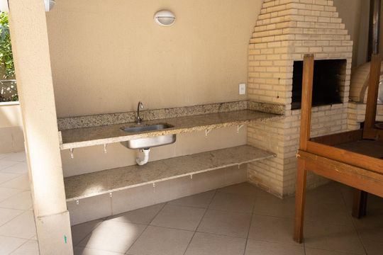 Área comum - Churrasqueira de apartamento à venda com 2 quartos, 75m² em Campo Grande, Rio de Janeiro