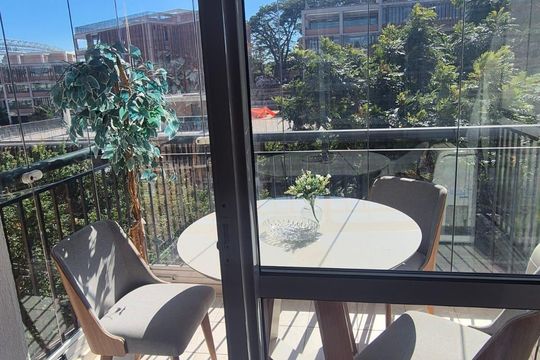 Varanda de apartamento à venda com 1 quarto, 84m² em Morumbi, São Paulo