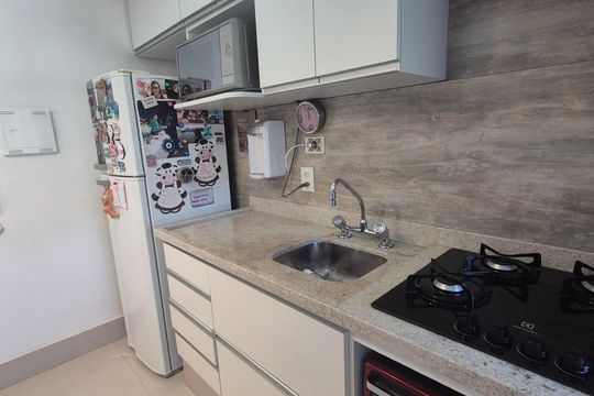 Cozinha de apartamento à venda com 1 quarto, 84m² em Morumbi, São Paulo