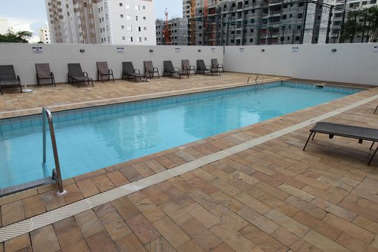 Área comum - Piscina de apartamento para alugar com 3 quartos, 80m² em Parque Industrial, São José dos Campos