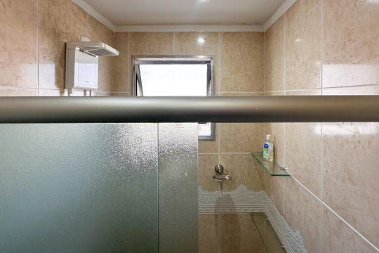 Banheiro Social de apartamento à venda com 2 quartos, 67m² em Santa Terezinha, São Bernardo do Campo