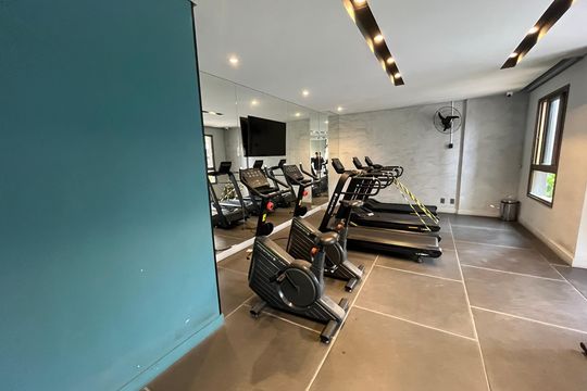 Área comum - Academia de apartamento à venda com 2 quartos, 51m² em Vila Andrade, São Paulo
